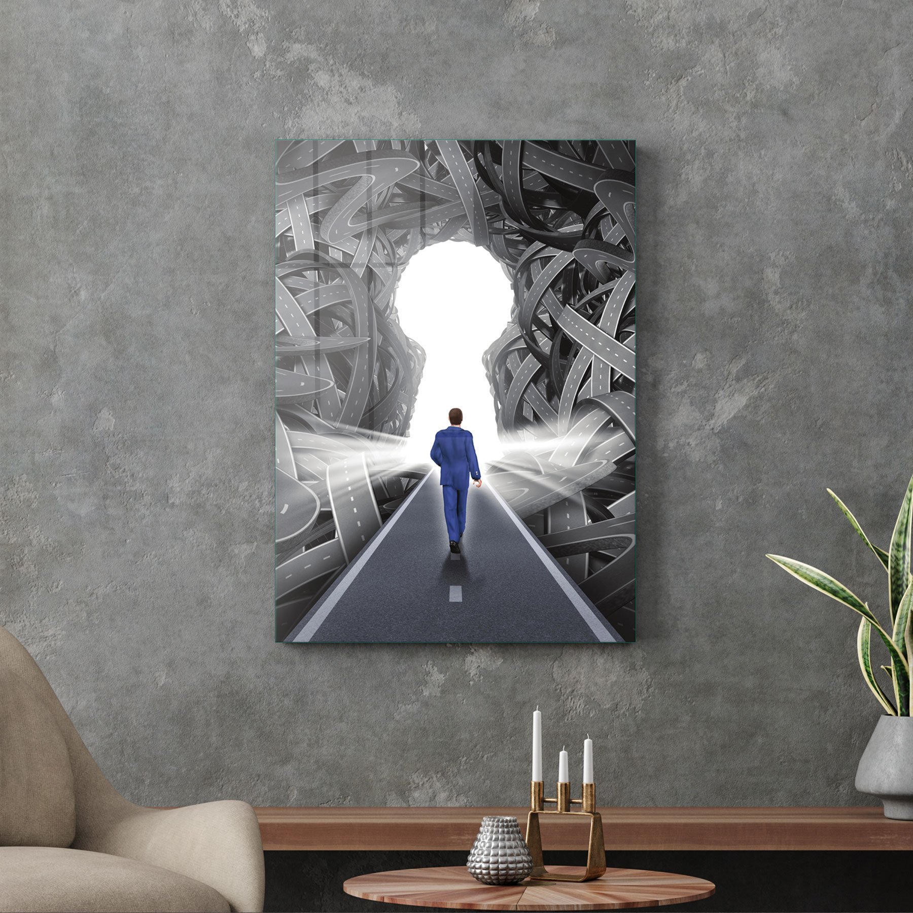 Picture of Decovetro Cam Tablo Ofisinize Özel 70x100 cm