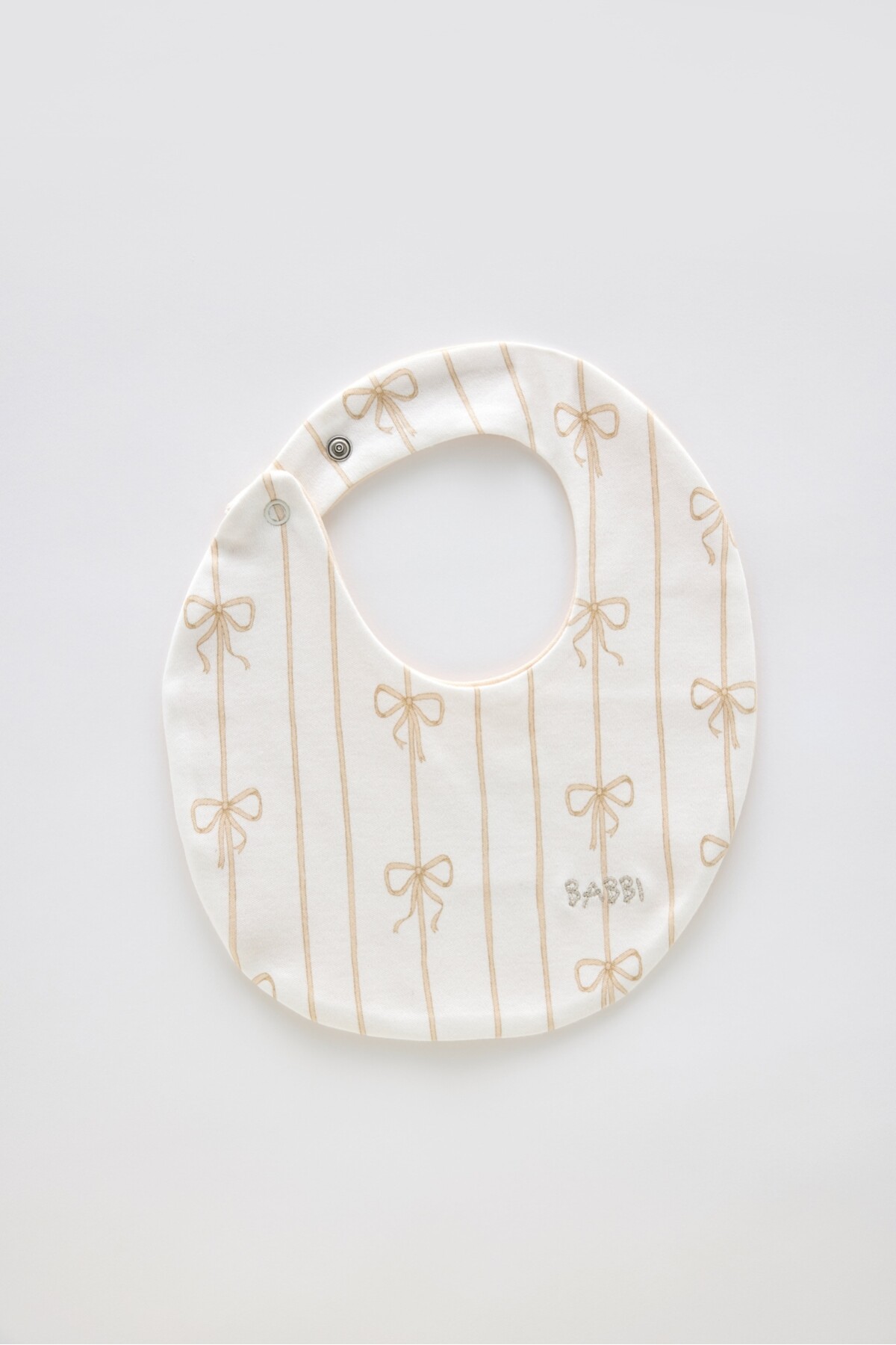 Picture of Yenidoğan Önlük & Şapka Seti - Kurdele / Bej