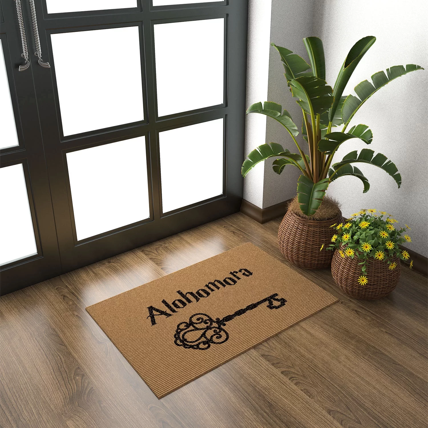 Picture of Decovetro Kapı Önü Halı Paspas Harry Potter Alohomora Desenli 40 x 60 cm