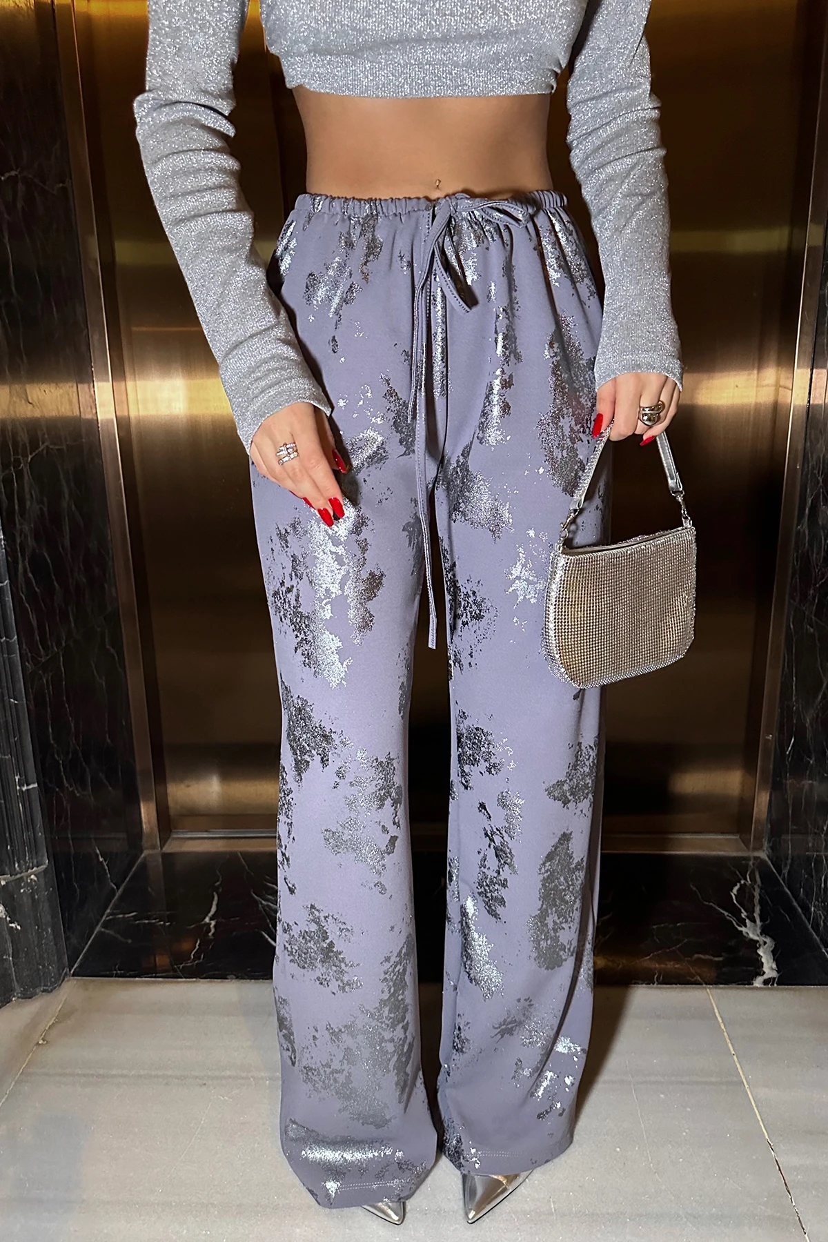 Picture of Gray Emily Trousers