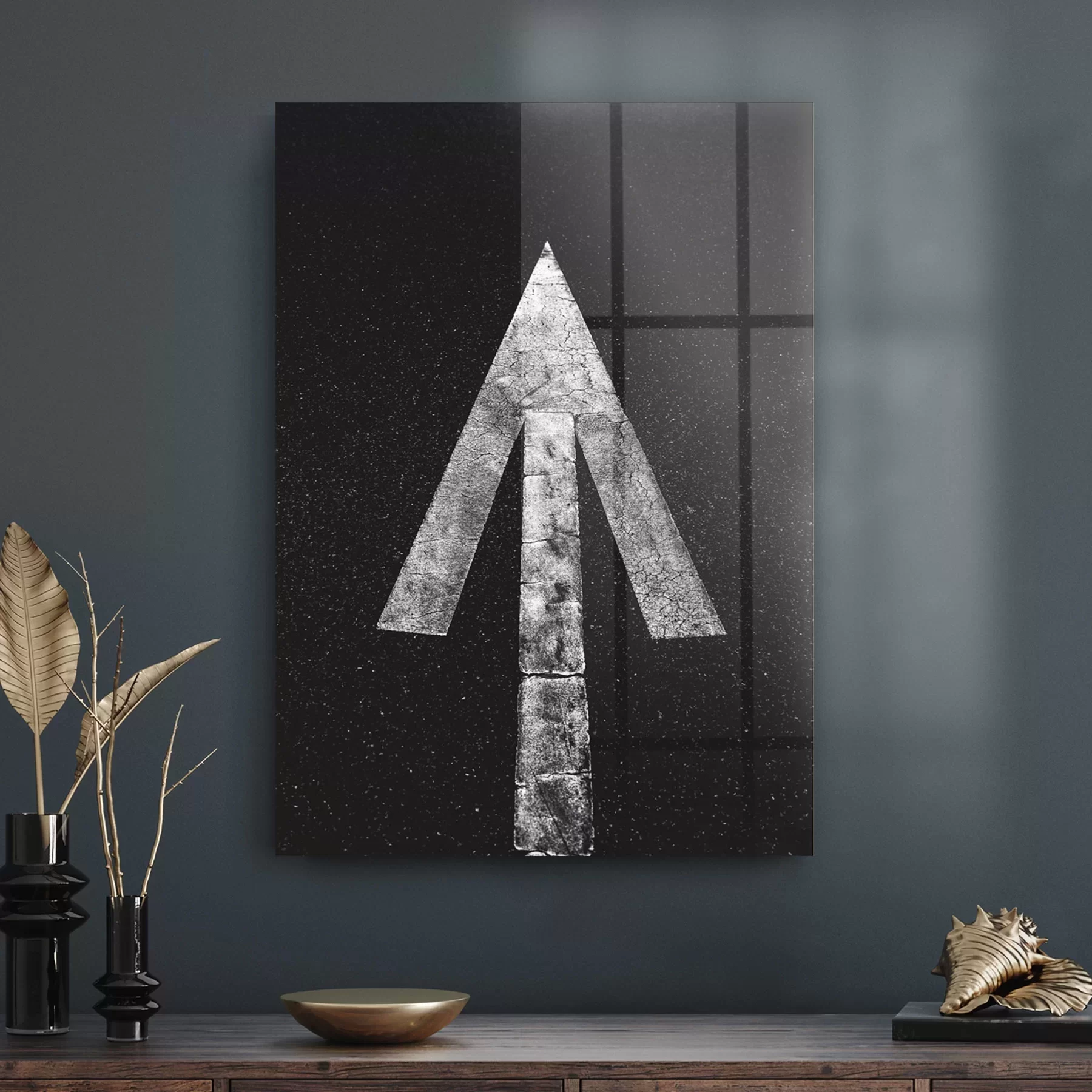 Picture of Decovetro Cam Tablo Road Arrow 30x40 cm