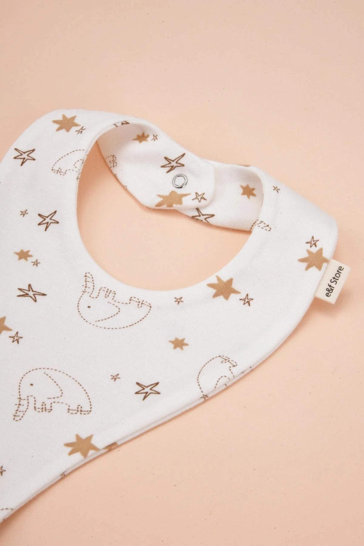 Picture of Emzik Tutucu Mama Önlüğü - Fil Desenli %100 Pamuk Kumaş