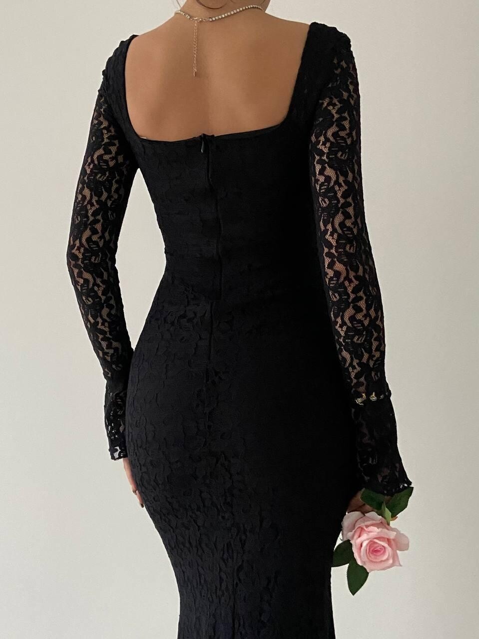 Picture of Porter Beyaz Dantel Elbise