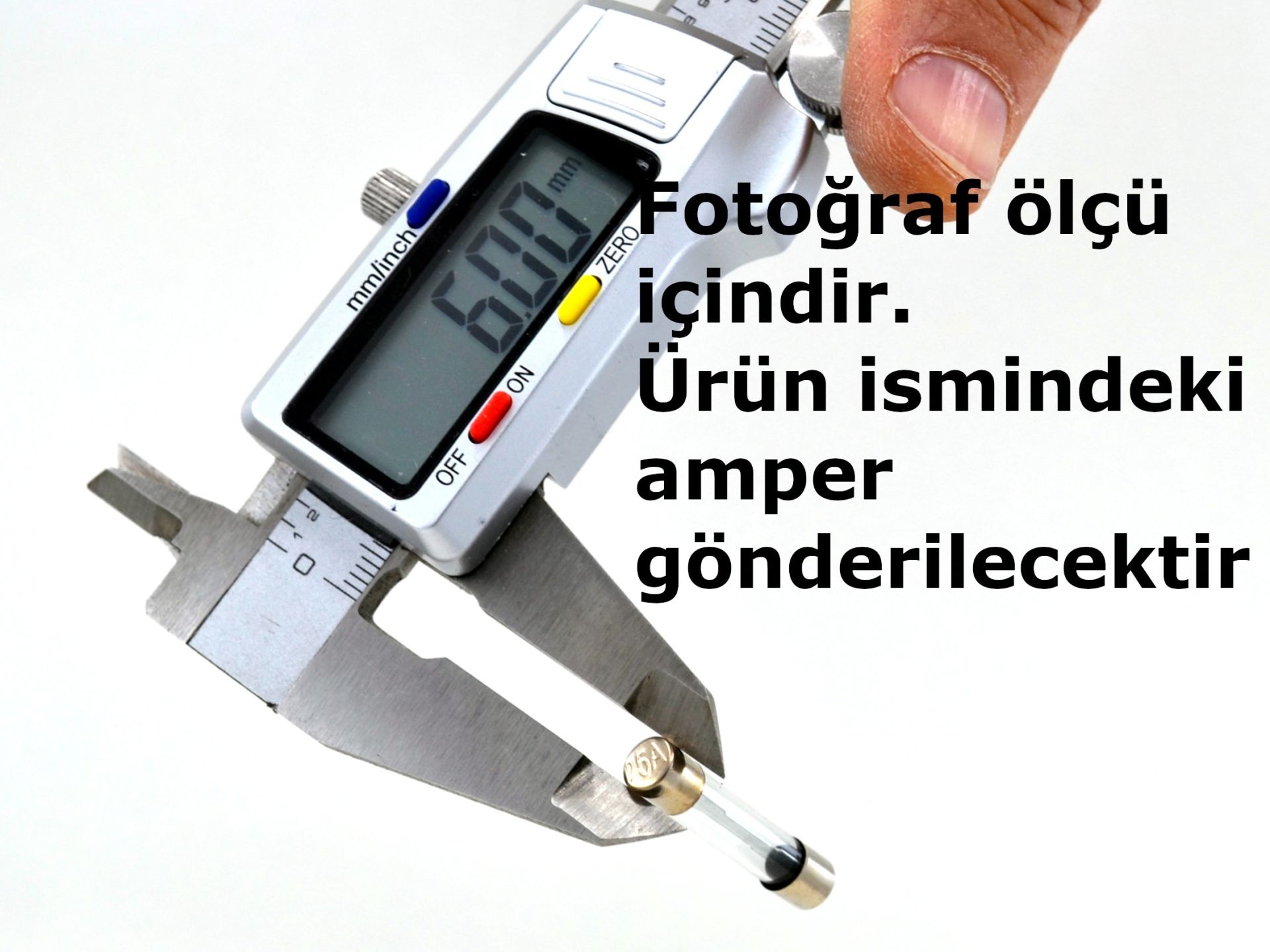 Picture of 100 Adet 20 Amper 30mm Büyük Cam Sigorta 20A