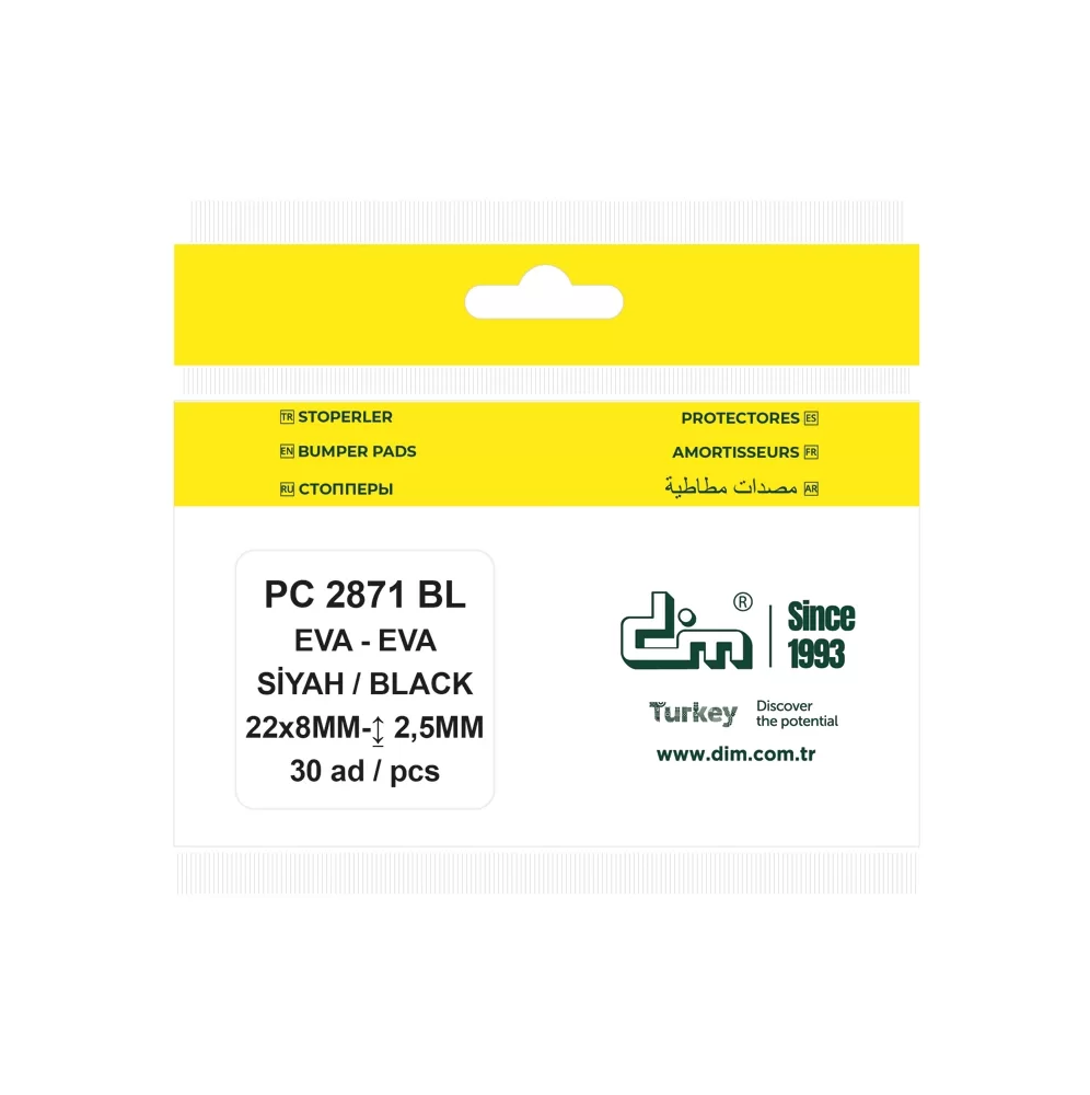 Picture of PACIFIC EVA BAZLI KAPI AMORTİSÖRÜ - SİYAH