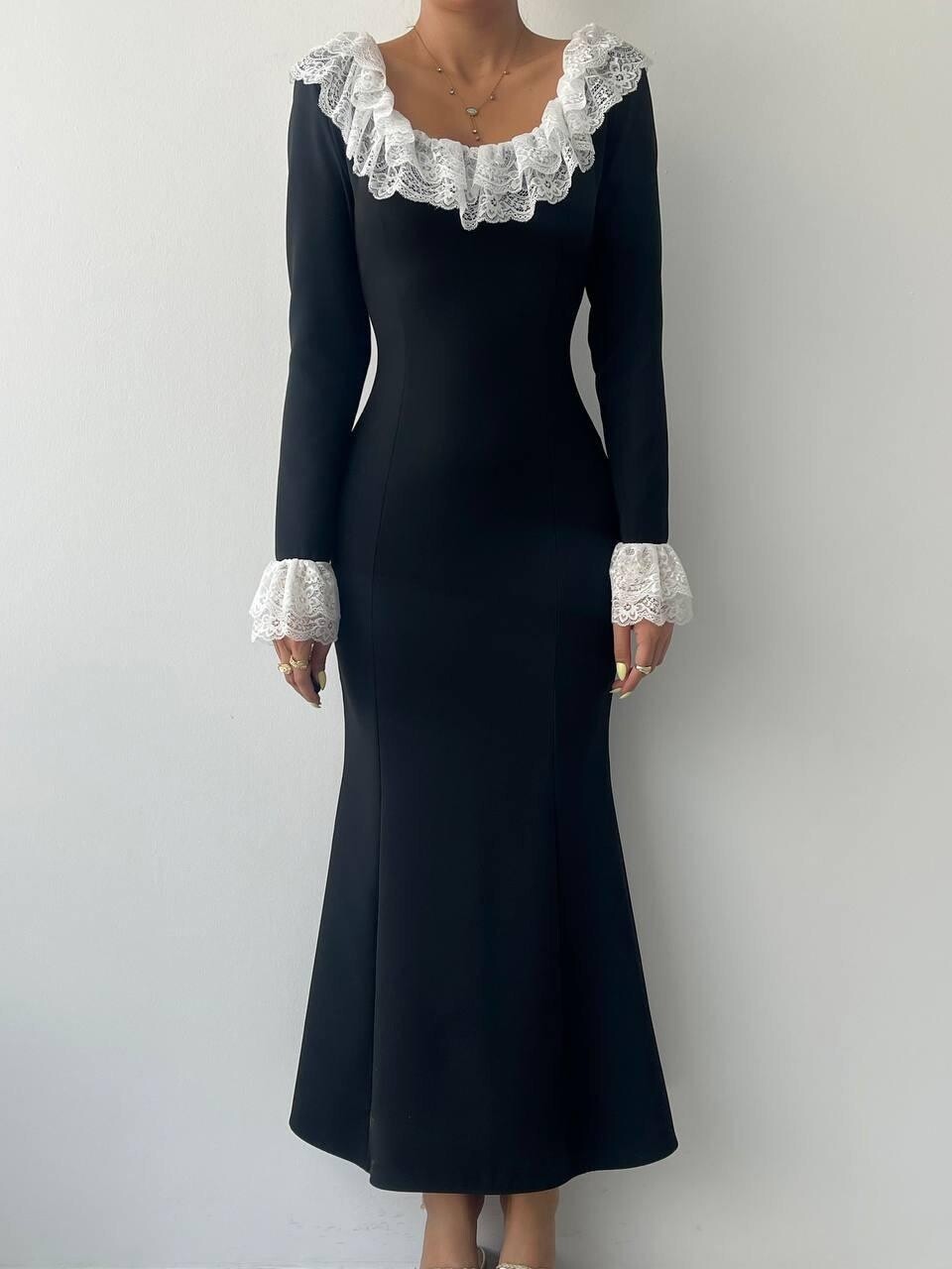 Picture of Belfast Dantel Yaka Elbise