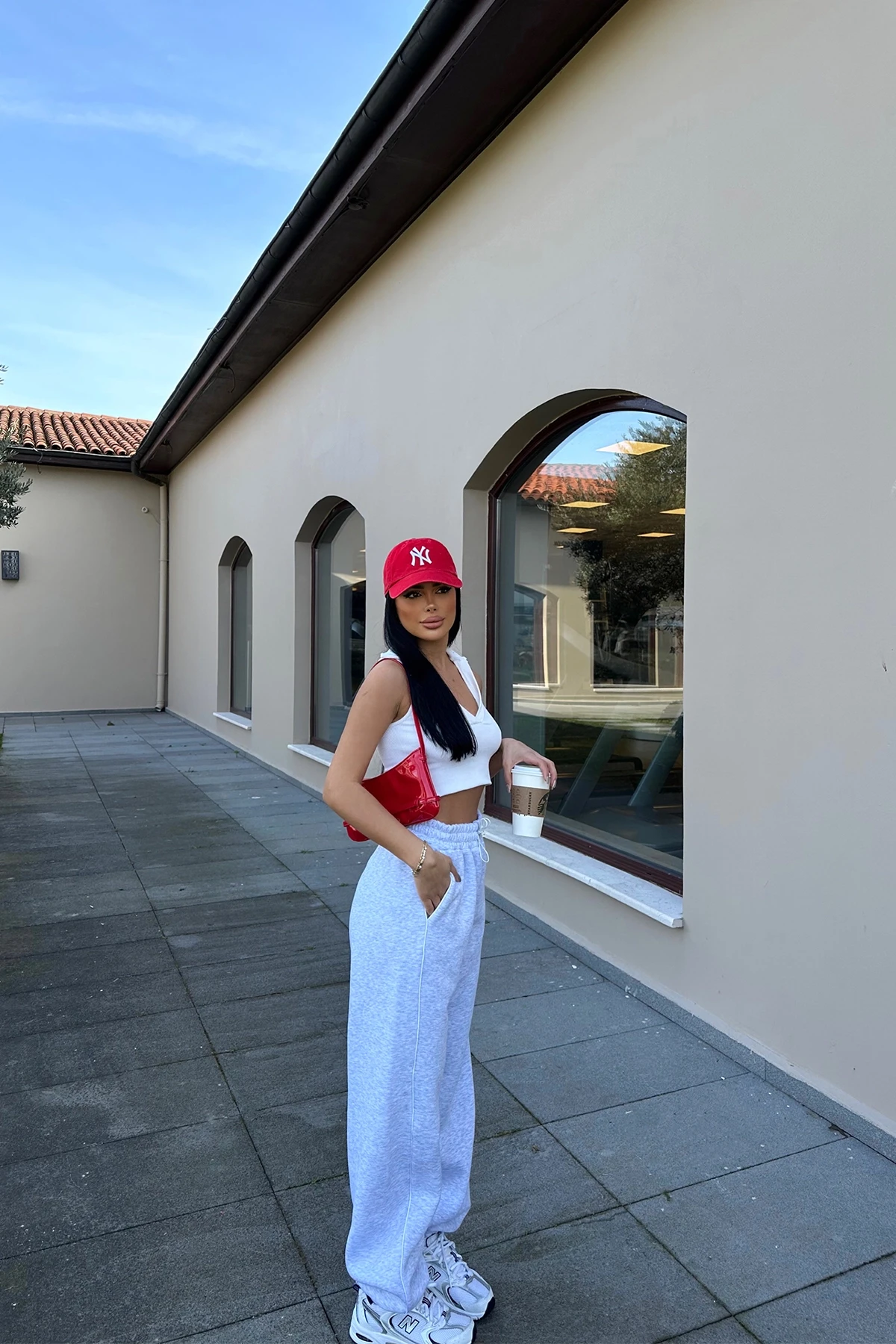 Picture of Gray Basic Sweatpants