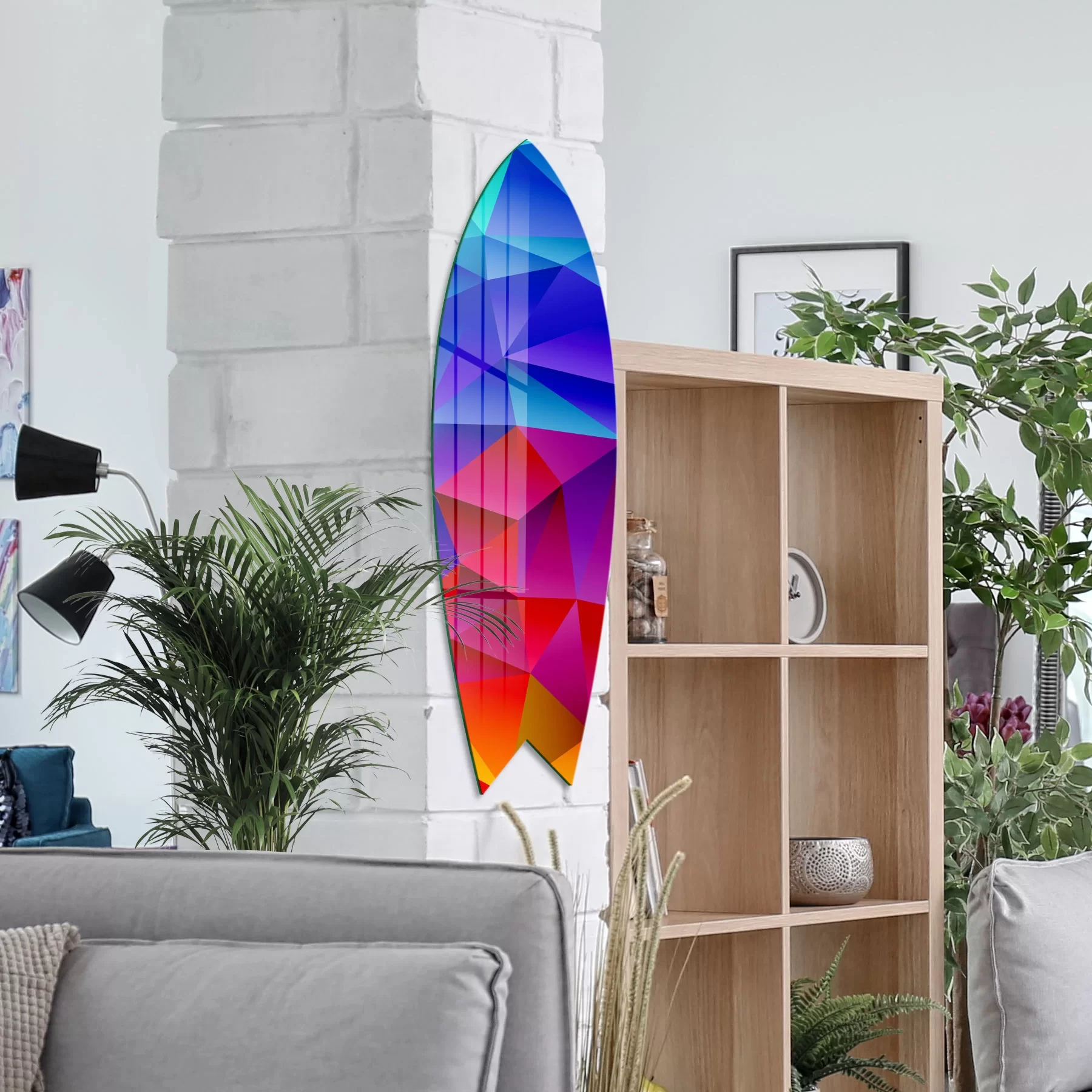 Picture of Decovetro ST 4134 Dekoratif Cam Sörf Tahtası 33x100 Cm