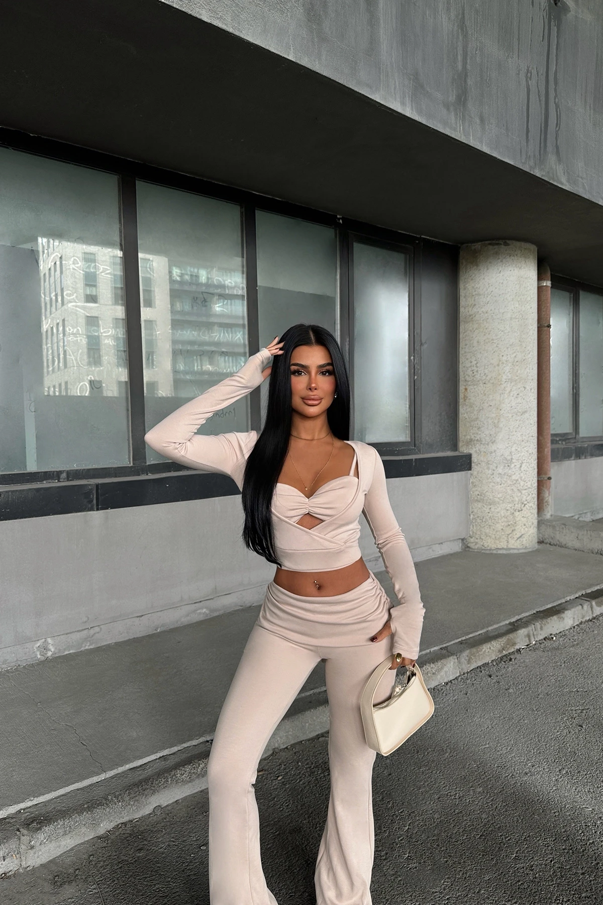 Picture of Cream Trousers Set