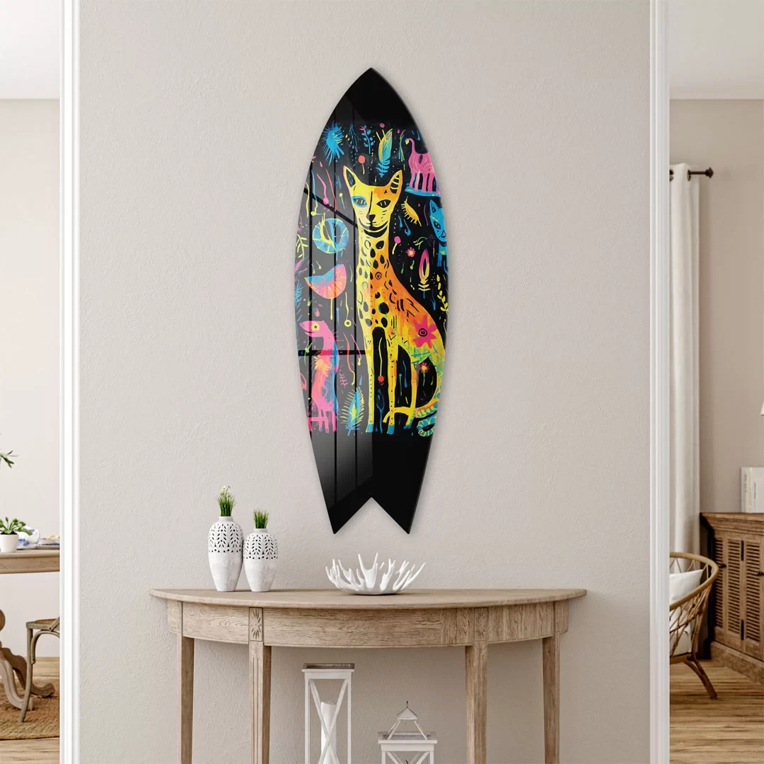 Picture of Decovetro ST 4045 Dekoratif Cam Sörf Tahtası 33x100 Cm