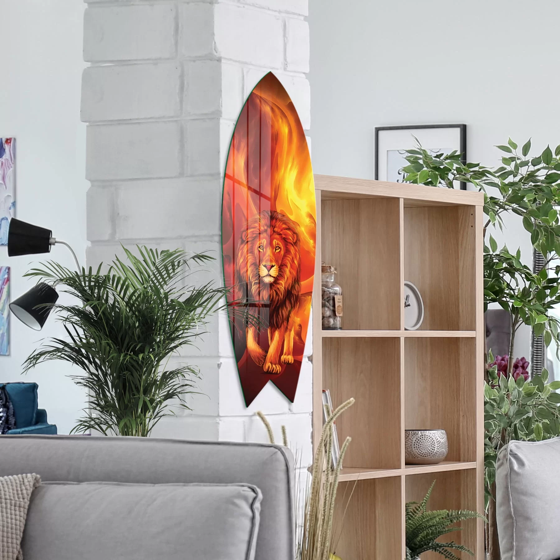 Picture of Decovetro ST 4003 Dekoratif Cam Sörf Tahtası 33x100 Cm