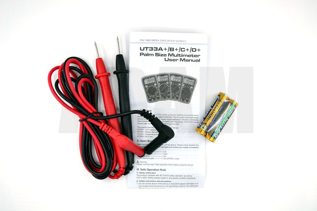 Picture of UT33D+ Dijital Multimetre AC/DC