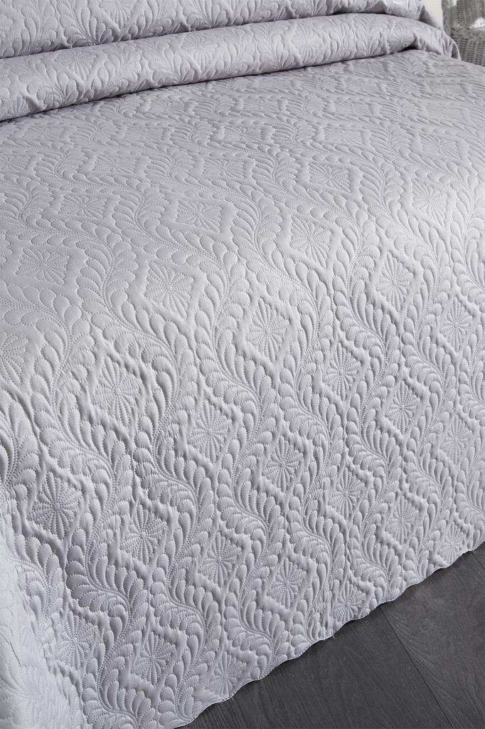 Picture of Ultrasonik Kapitoneli Elite Çift Kişilik Yatak Örtüsü Gri