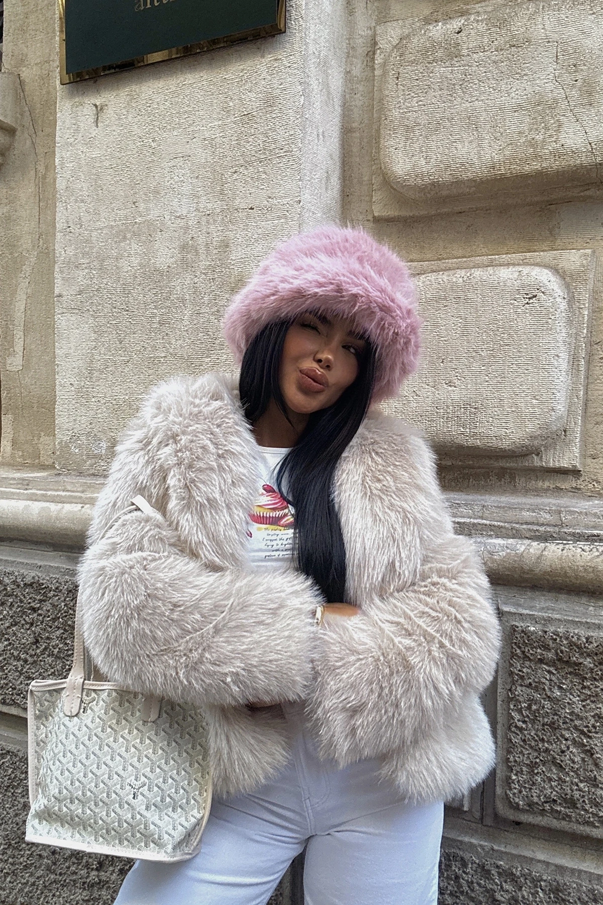 Picture of Purple Plush Hat