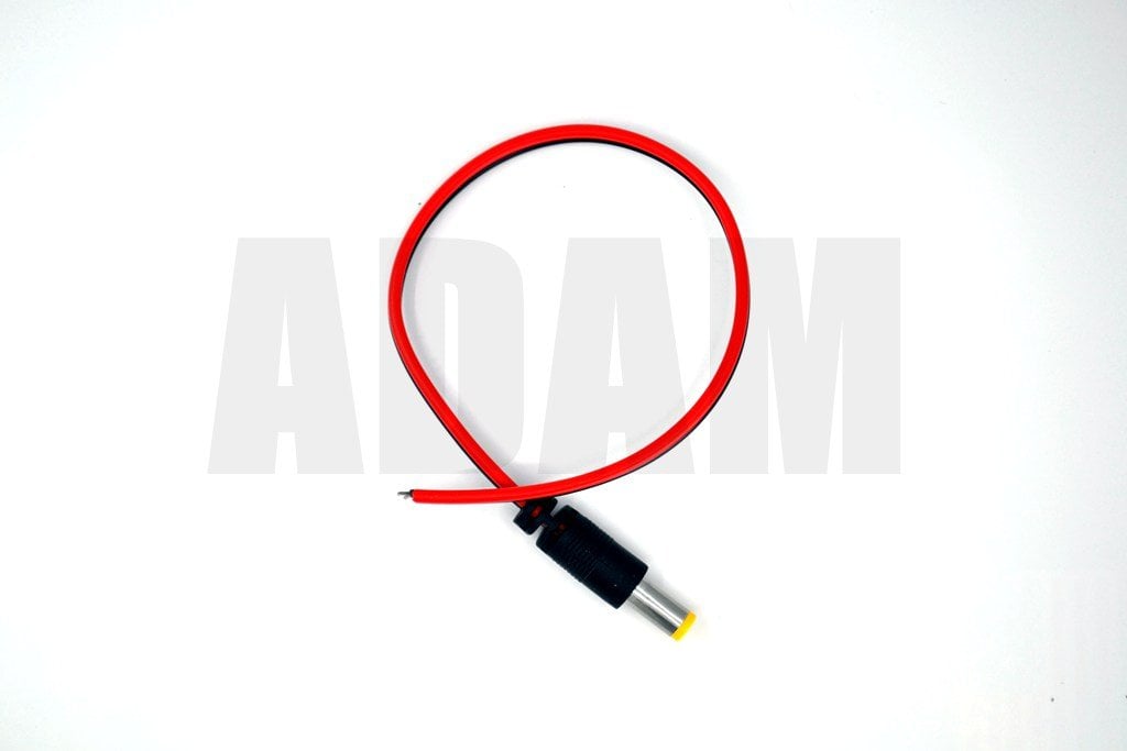 Picture of 2,1mm DC Jak Erkek Fiş CCTV Power 20cm Kablolu