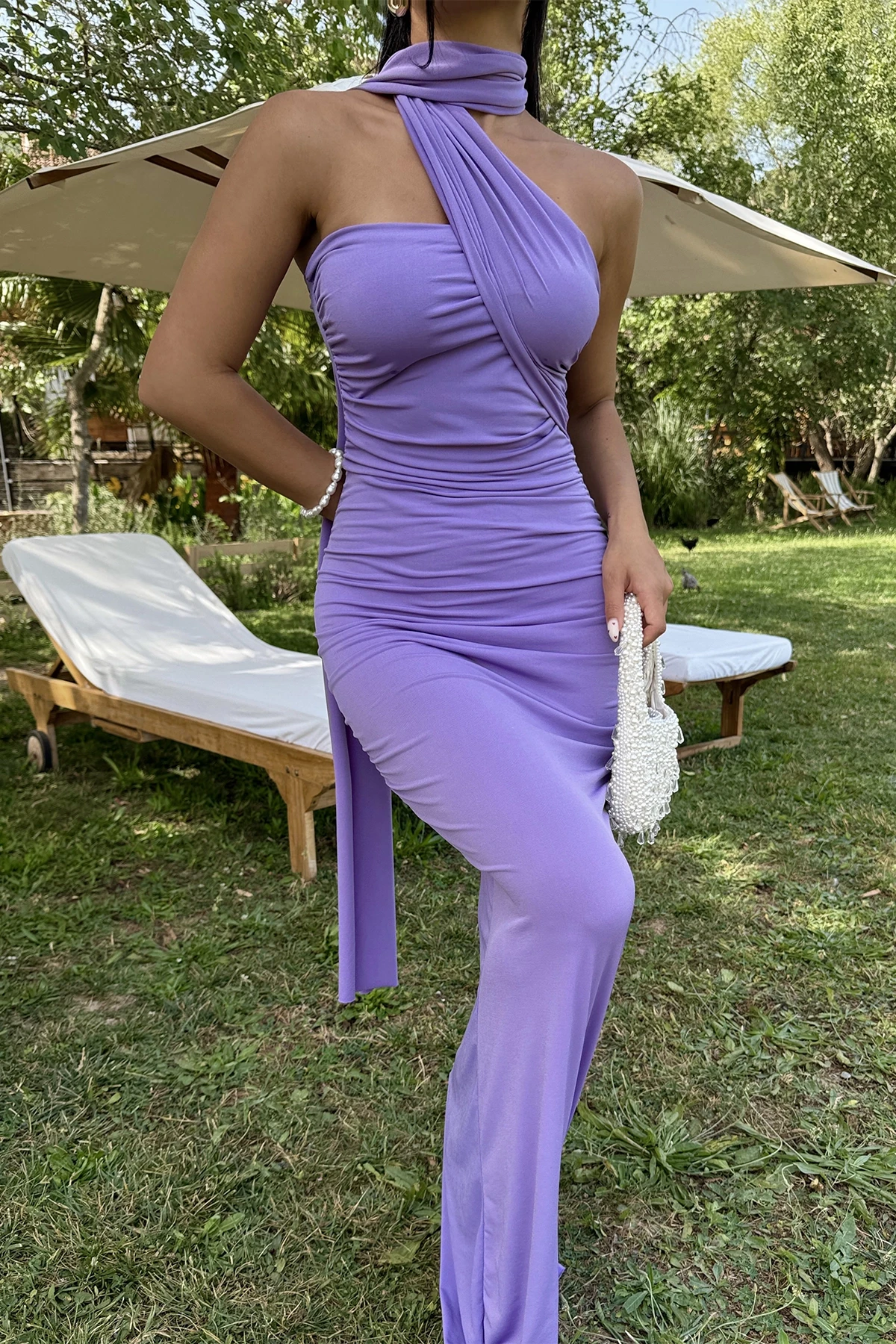 Picture of Purple Coraline Tie Dress