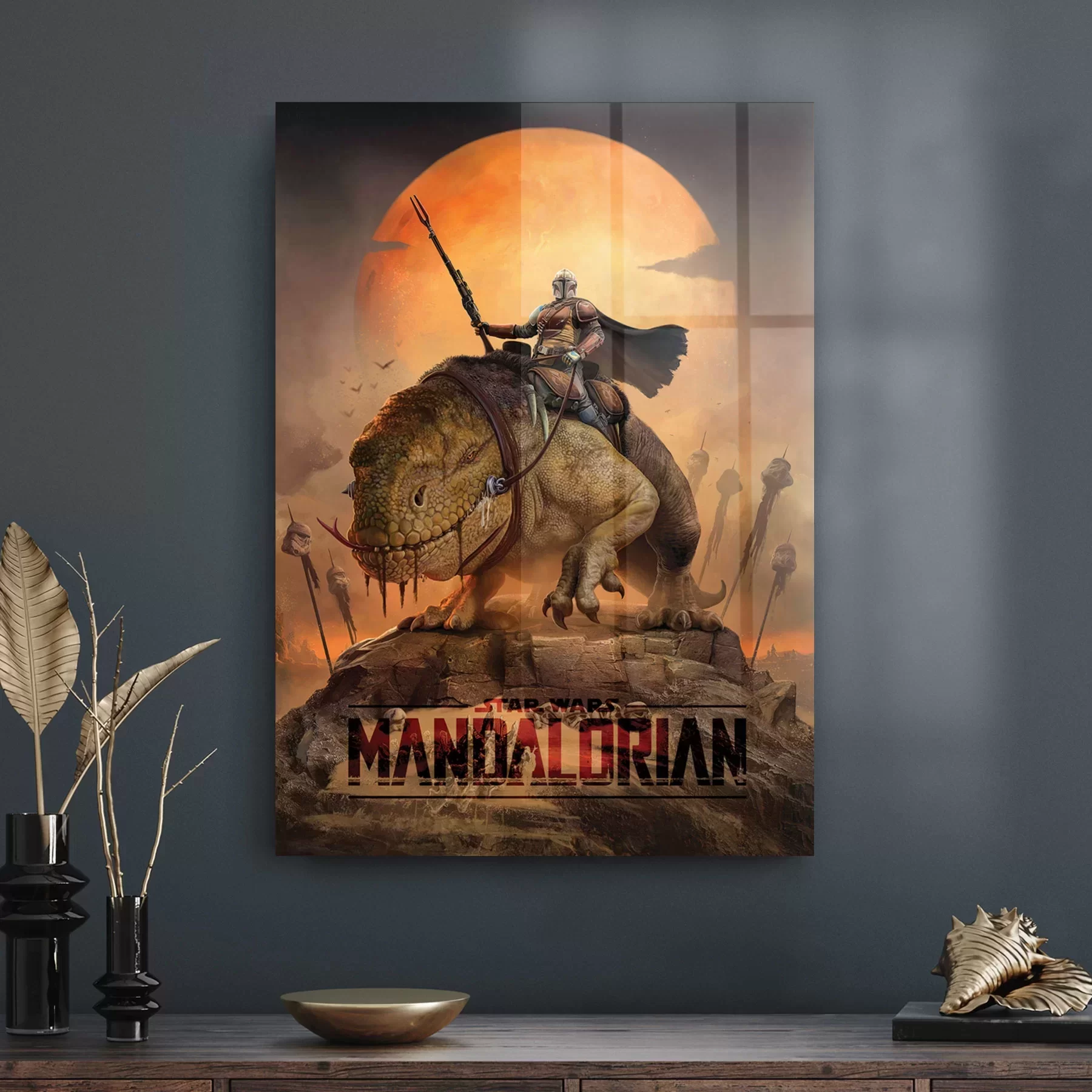 Picture of Decovetro Cam Tablo Star Wars Mandalorian Season 30x40 cm