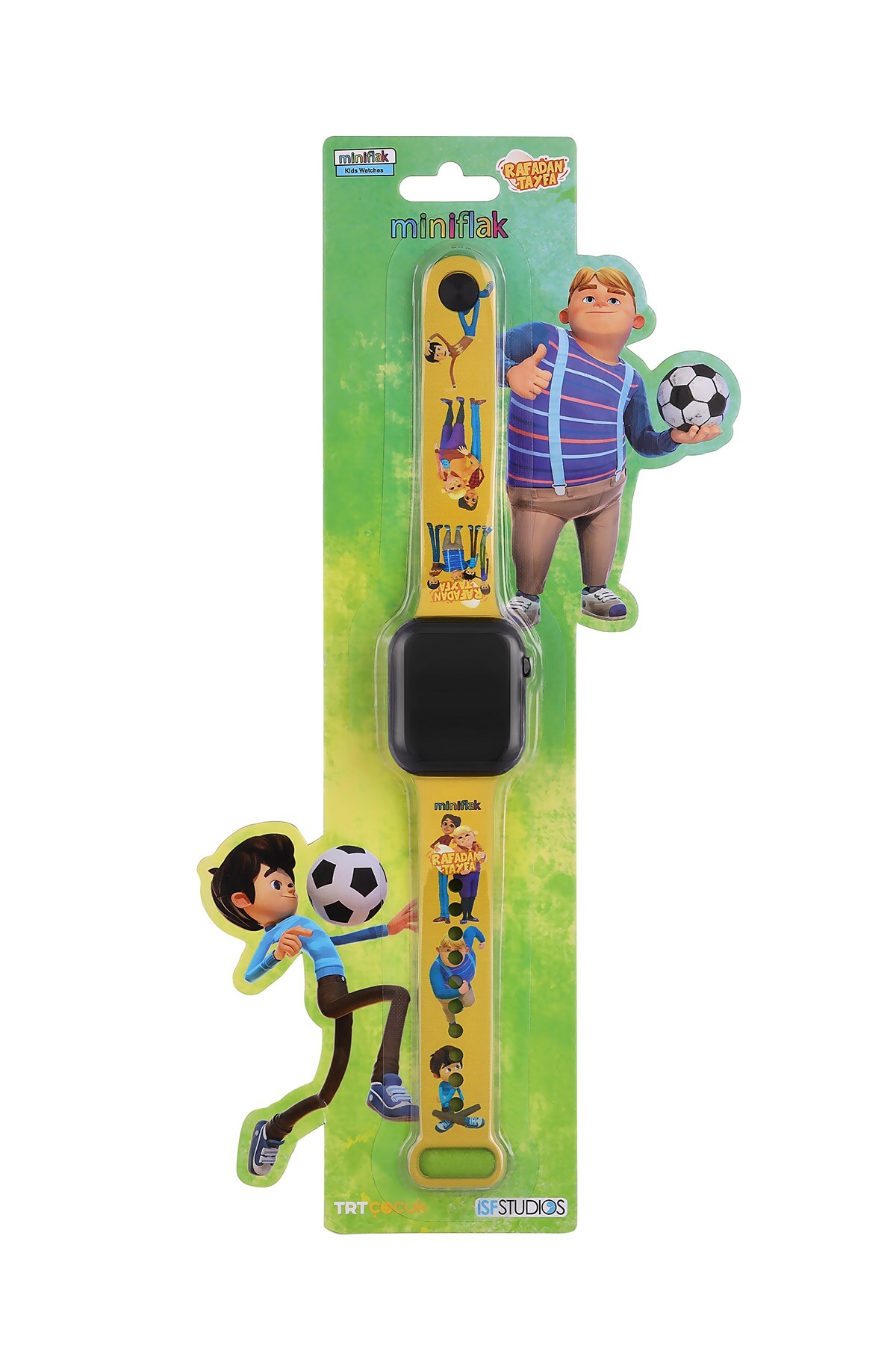 Picture of Miniflak Rafadan Tayfa Lisanslı Rf5089 Sarı Led Çocuk Kol Saati