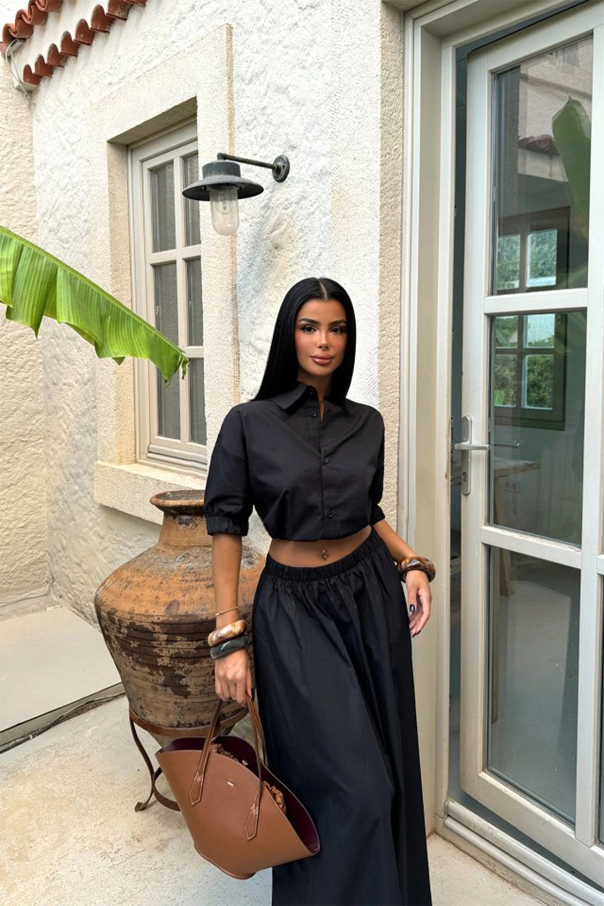 Picture of Black Skirt Suit