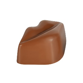 Picture of LIPS - STRAWBERRY GANACHE FILLED MILK CHOCOLATE 2,4Kg
