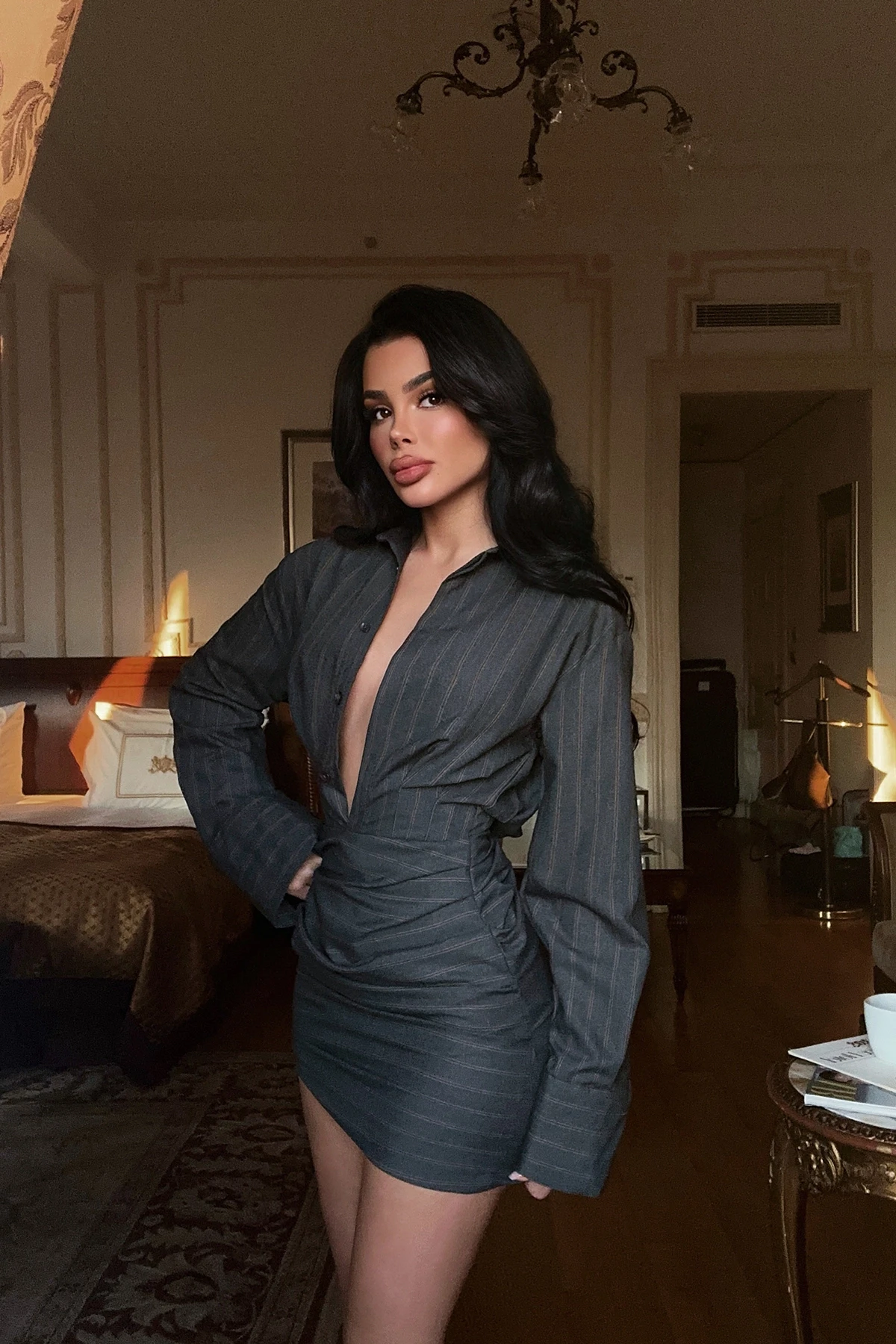 Picture of Smoke Antoine Mini Dress