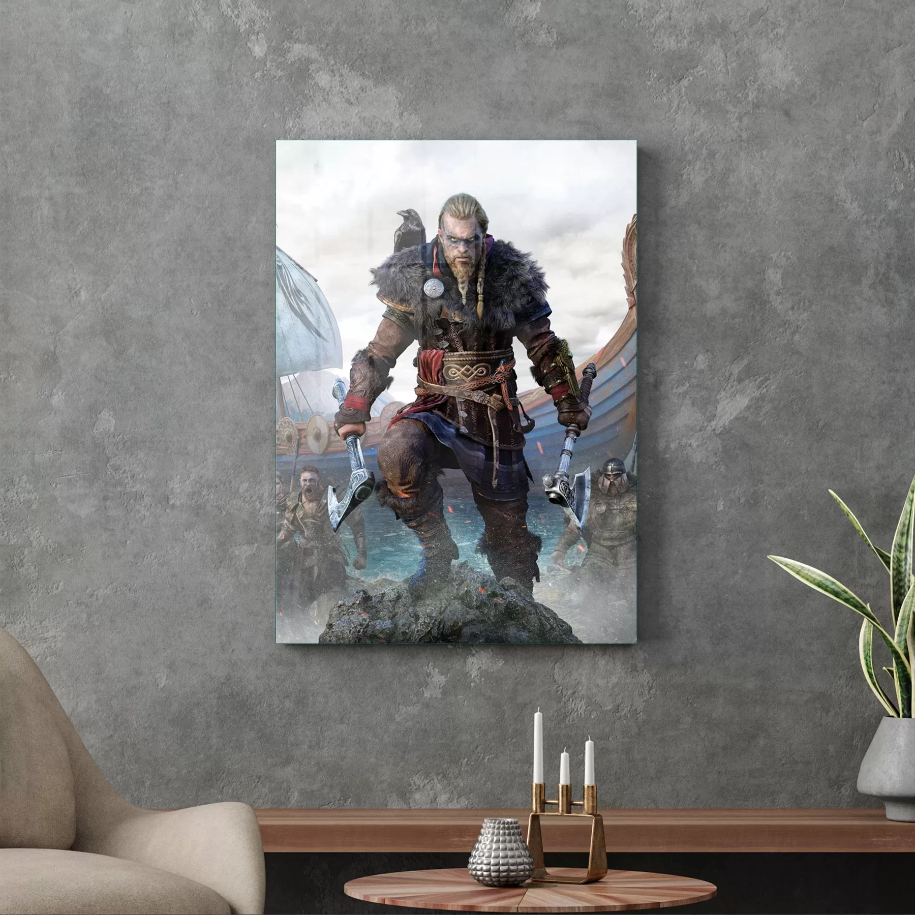 Picture of Decovetro Cam Tablo Assassin's Creed Valhalla 30x40 cm