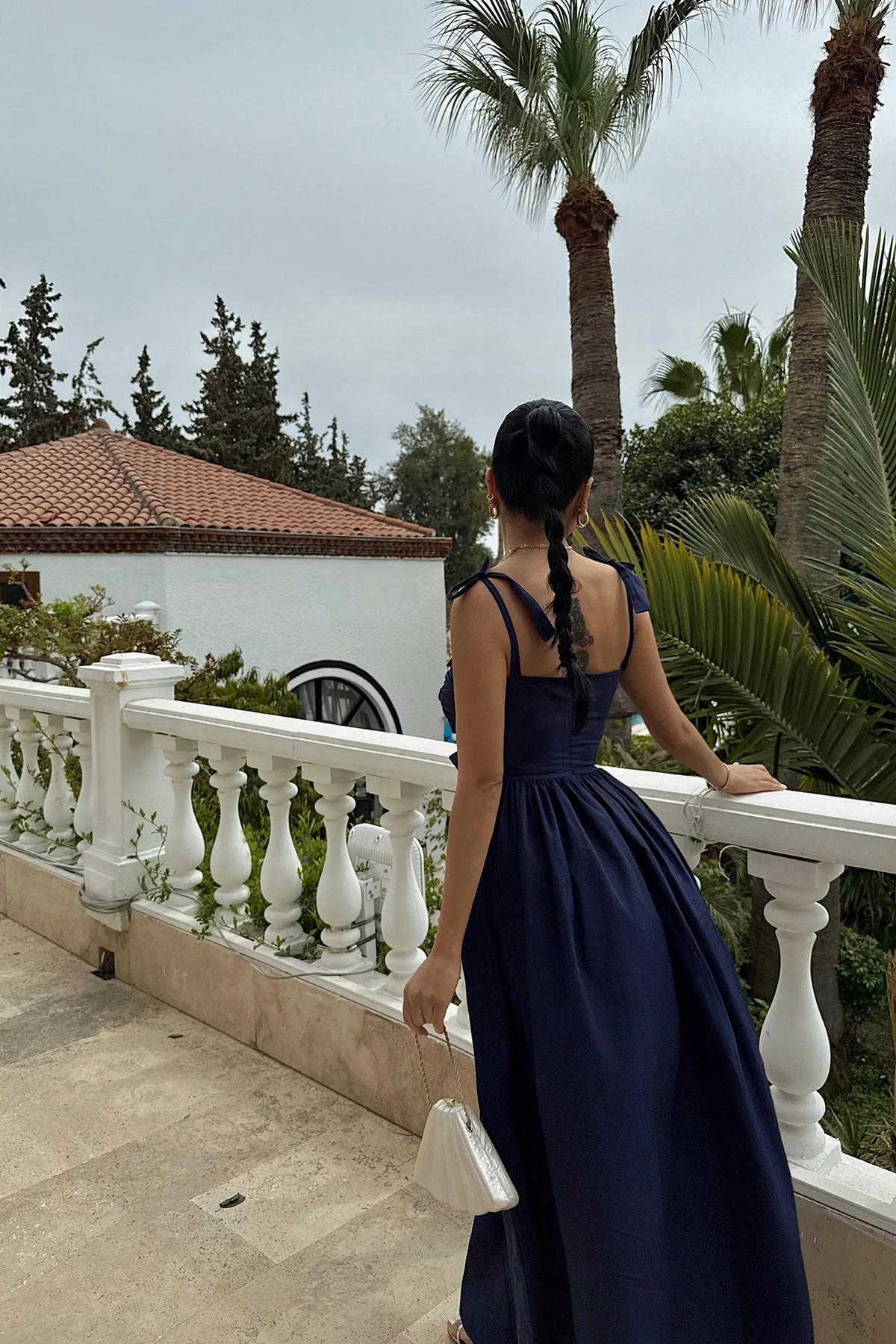 Picture of Navy Blue Mirabelle Long Dress