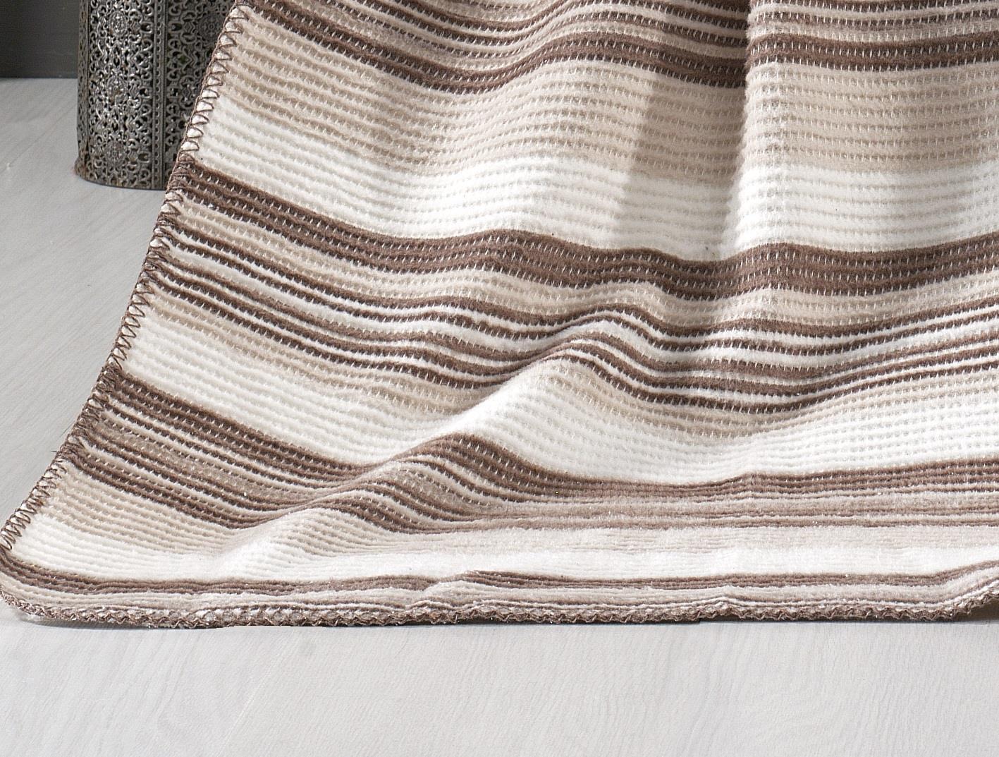 Picture of Aksu Waffle Çift Kişilik Pamuklu Battaniye 180x220 Bej