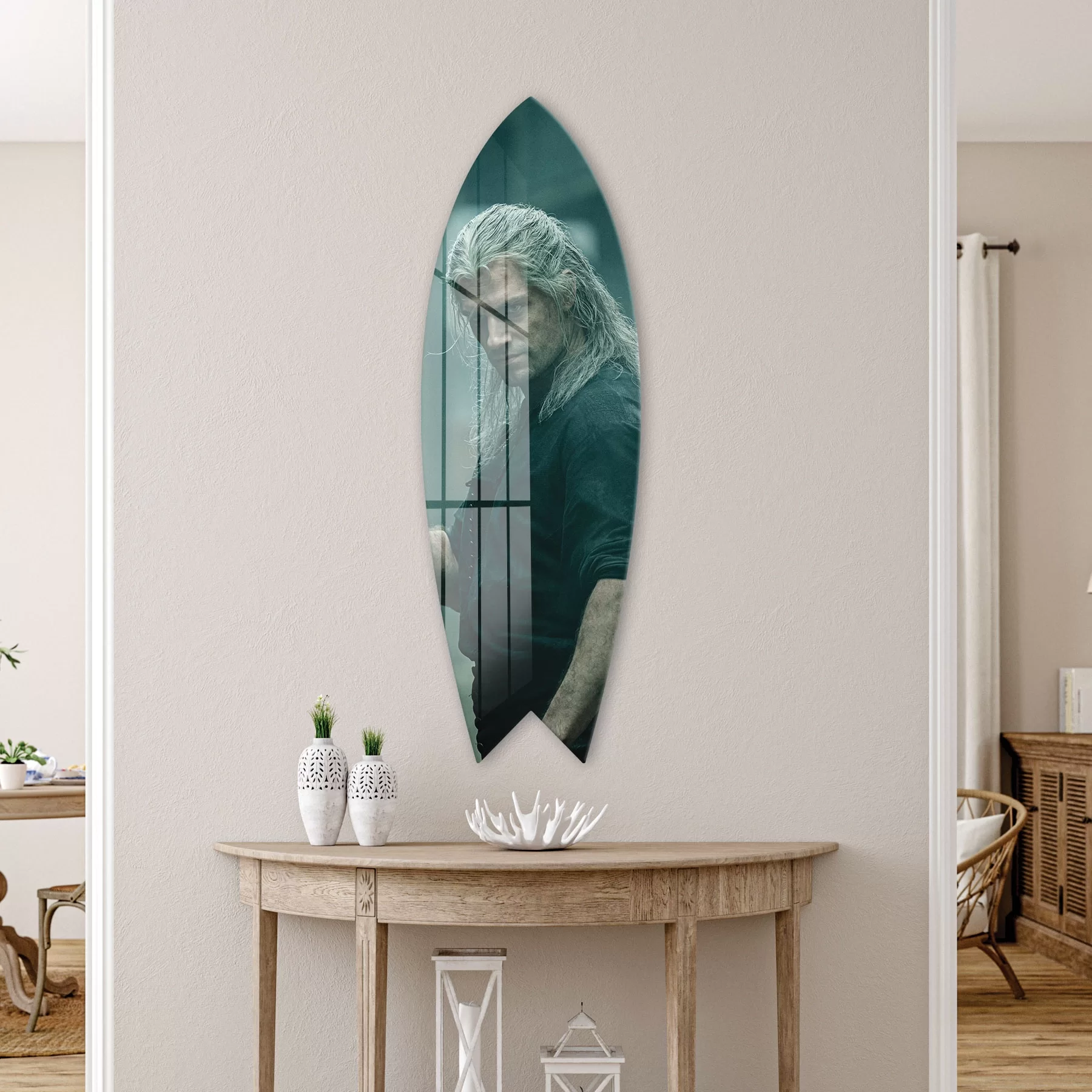 Picture of Decovetro ST 4103 Dekoratif Cam Sörf Tahtası 33x100 Cm