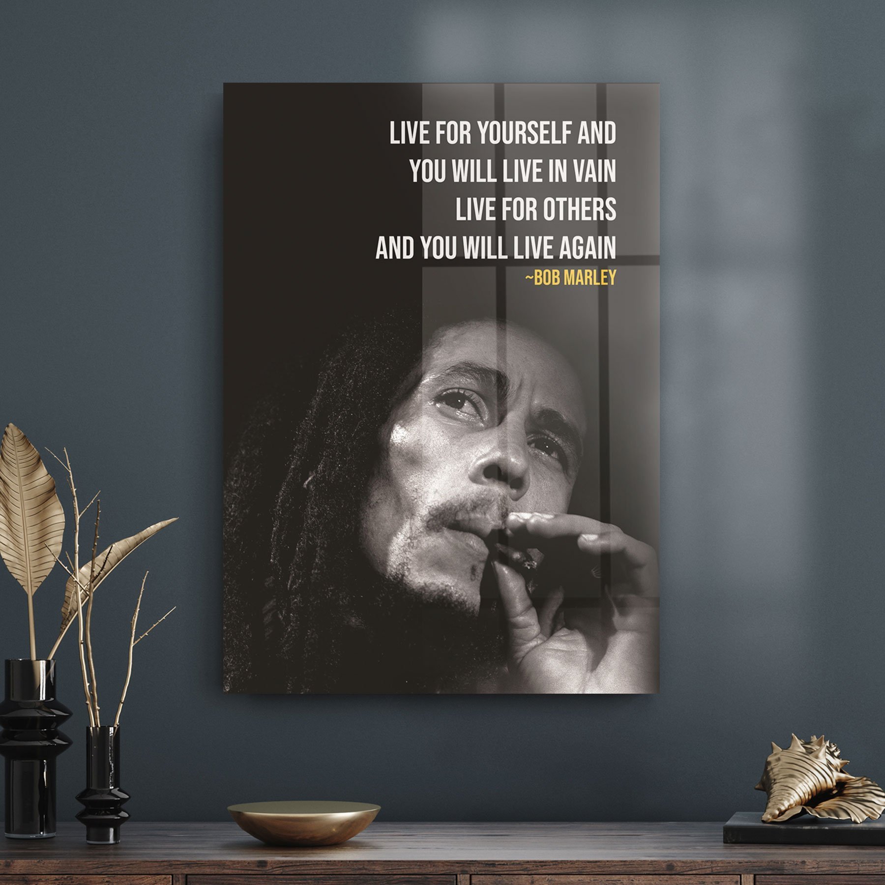 Picture of Decovetro Cam Tablo Bob Marley 30x40 cm