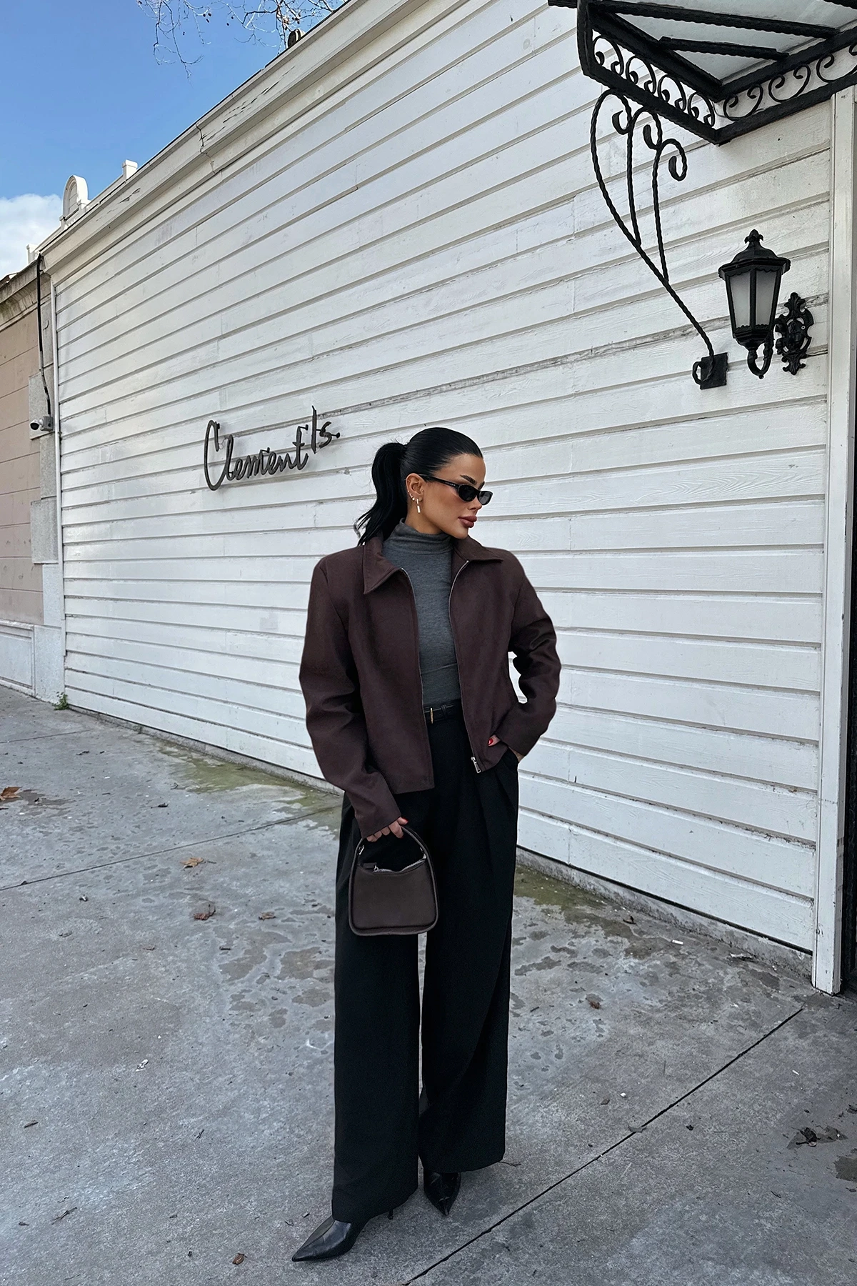 Picture of Bitter Brown Benedetto Jacket