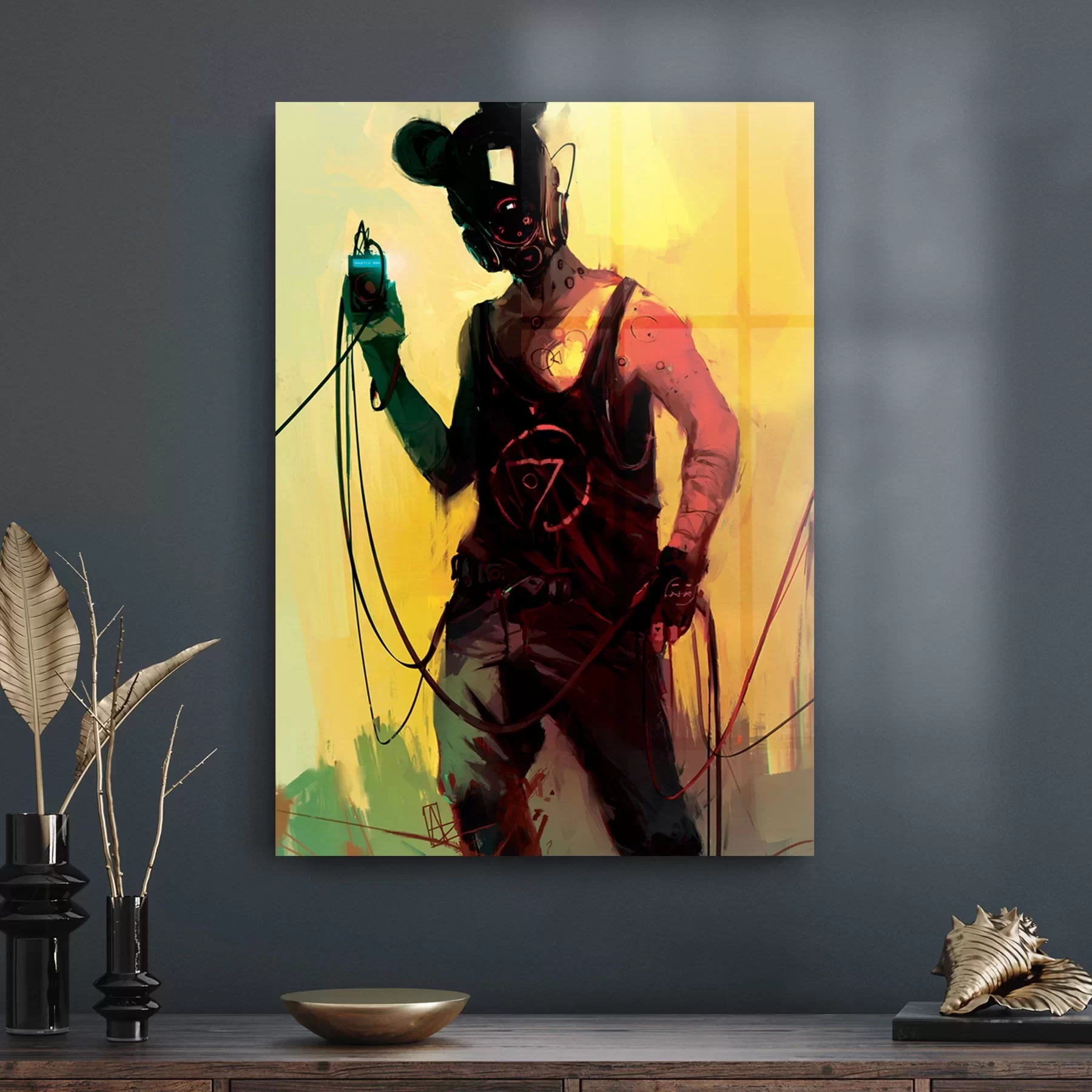 Picture of Decovetro Cam Tablo Cyberpunk Future 30x40 cm