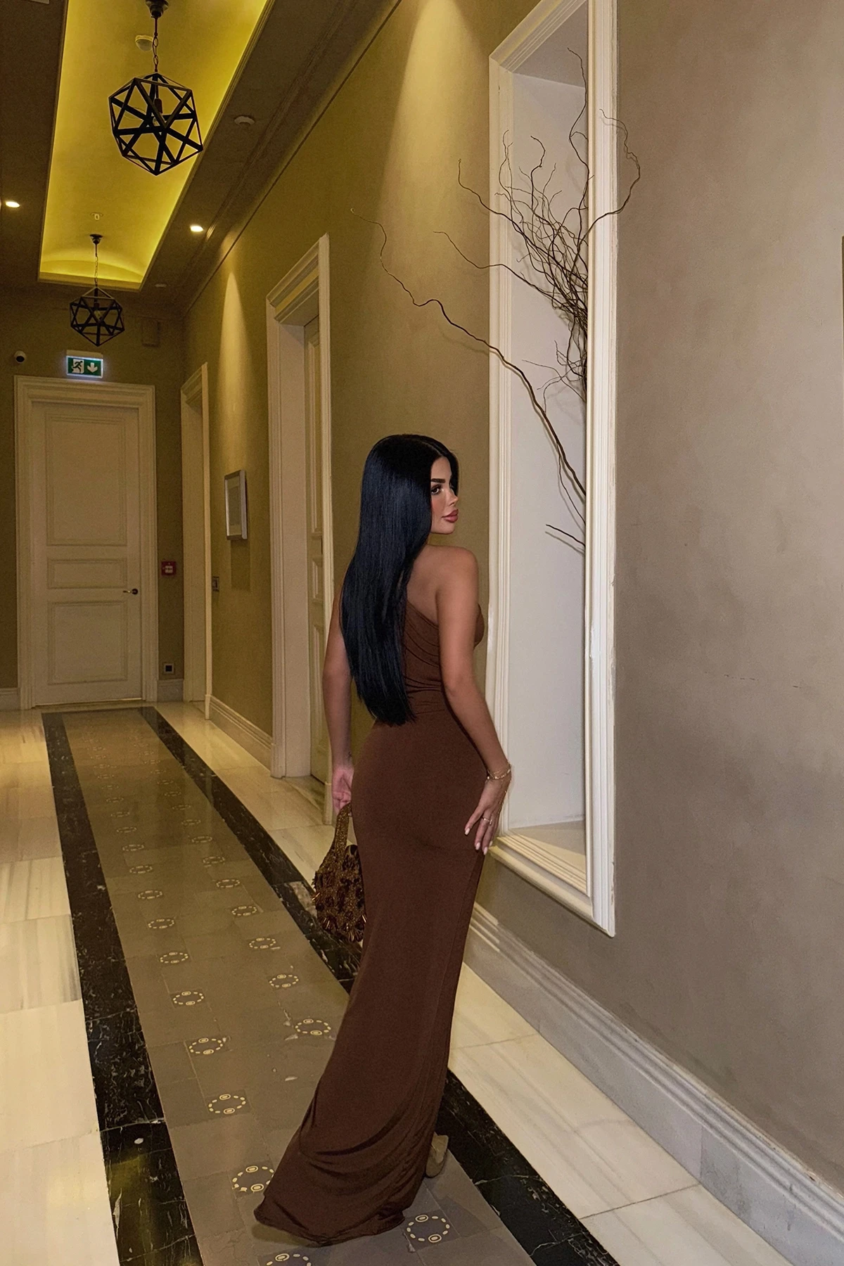 Picture of Brown Long Dress