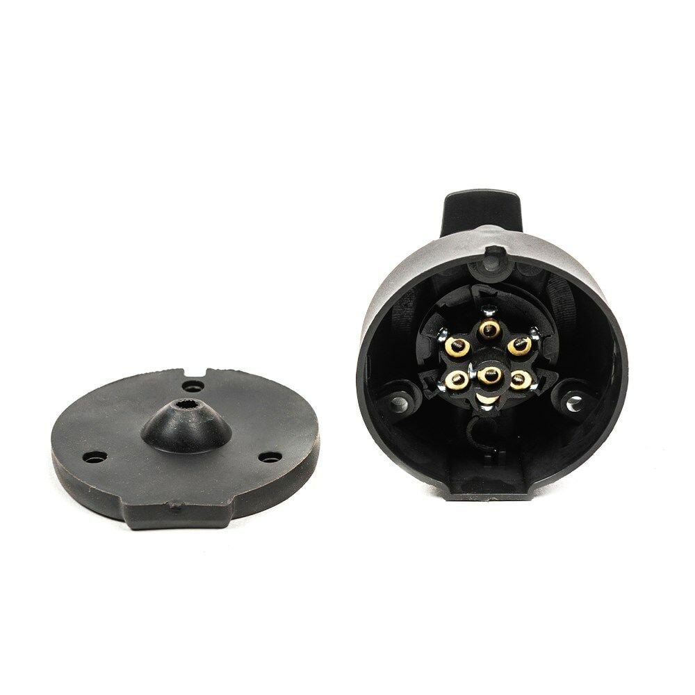 Picture of Plastik Kapaklı 7 Li Dişi Römork Fişi Pirinç Terminalli