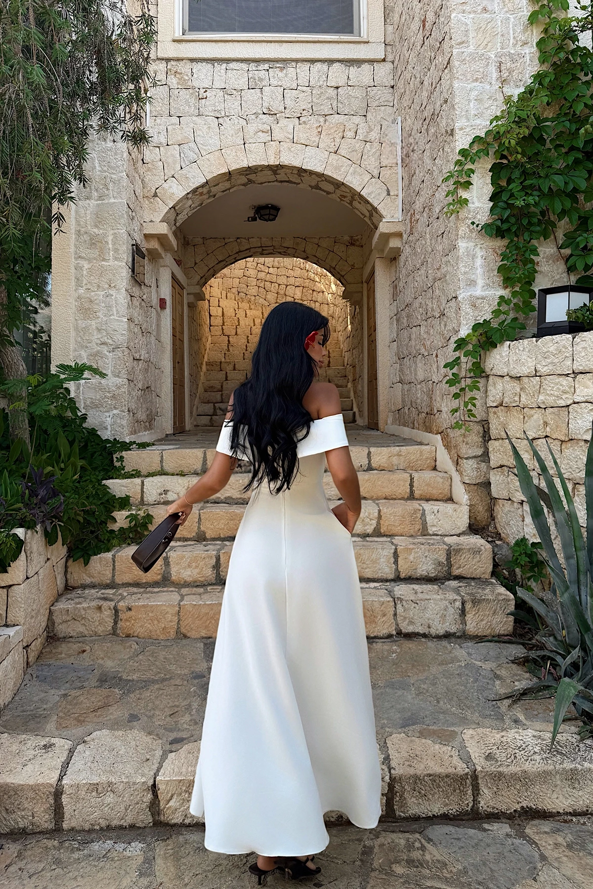 Picture of White Madonna Collar Dress