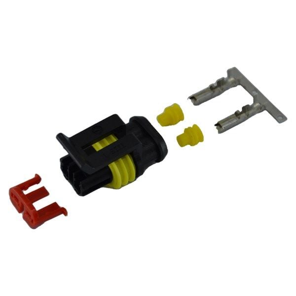 Picture of 1 Takım 2 Fişli Demonte Süper Seal Erkek Dişi Elektrik Bağlantı Soketi (MİN.SİPARİŞ ADEDİ 100) MT-07