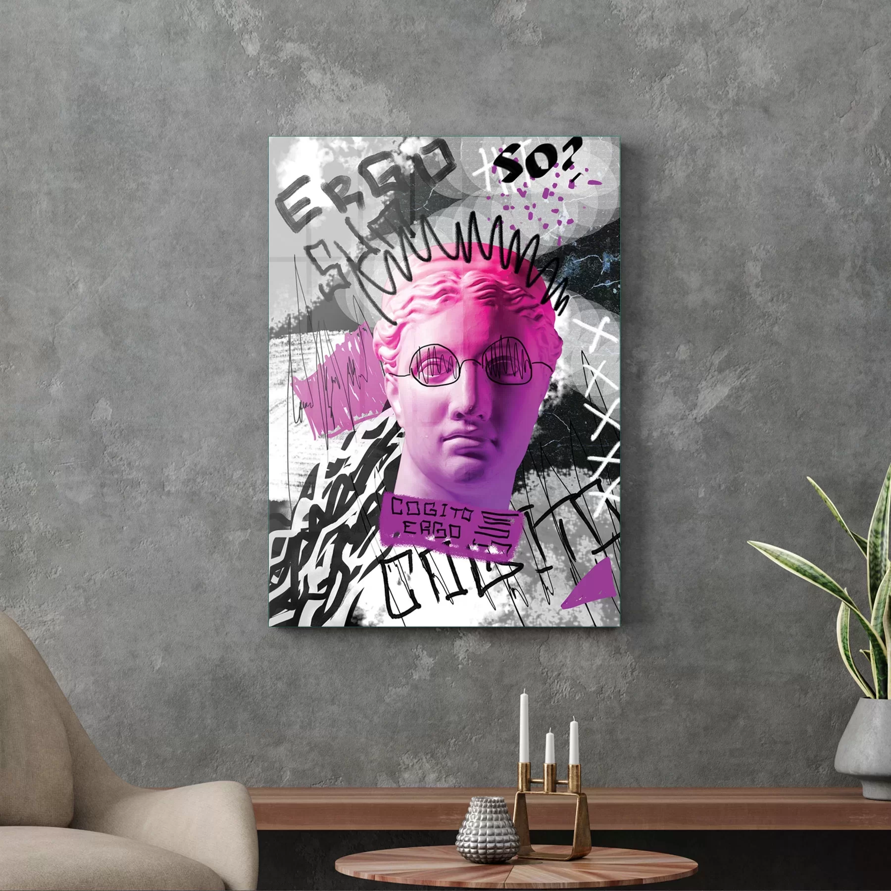 Picture of Decovetro Cam Tablo Modern Pop Art Ergo 70x100 cm