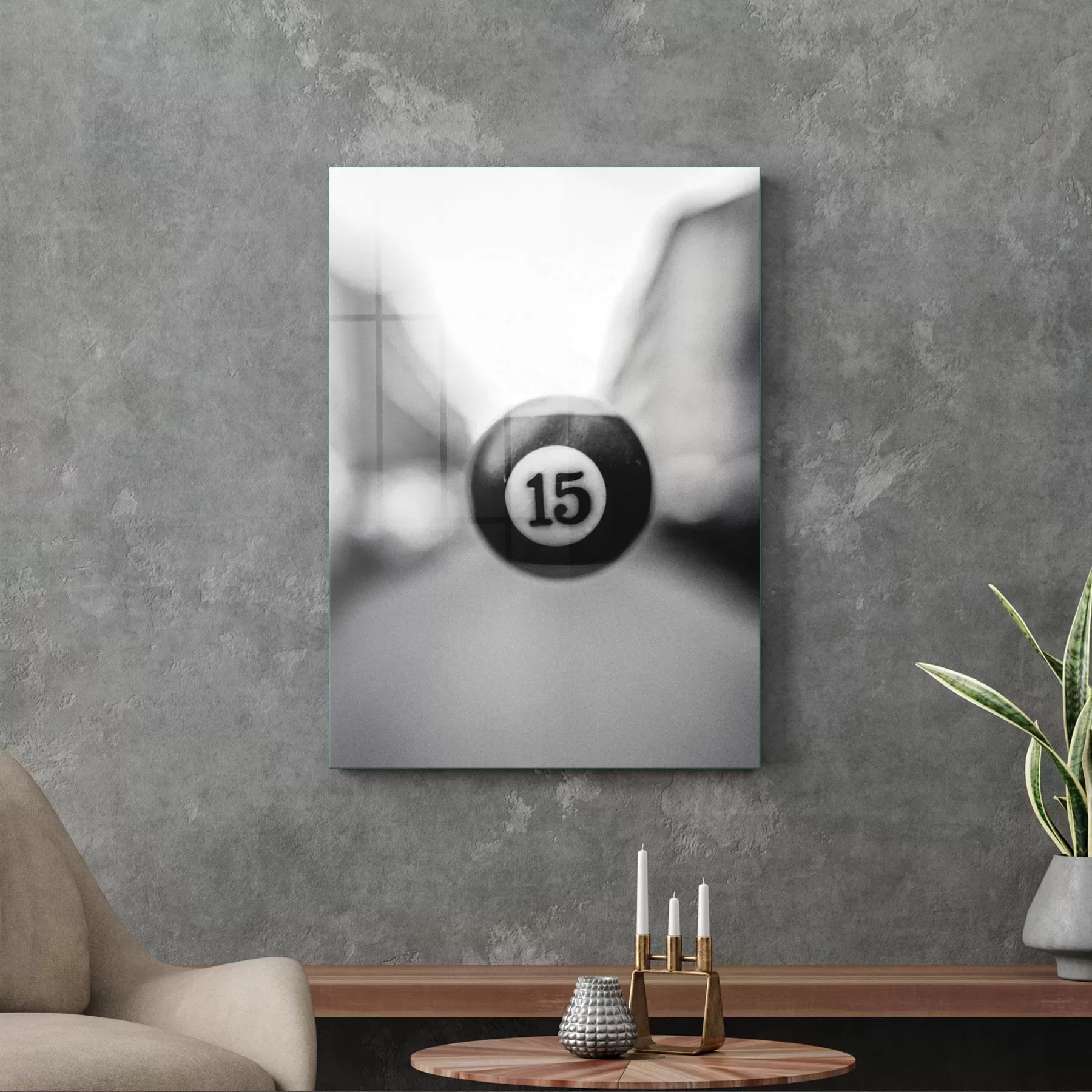 Picture of Decovetro Cam Tablo Bilardo 70x100 cm