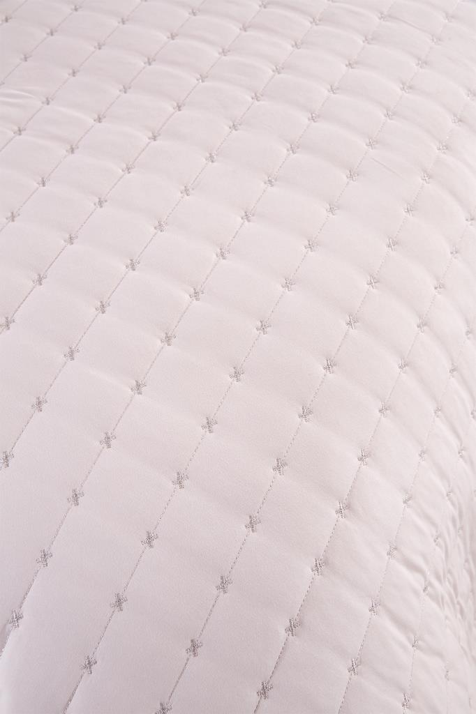 Picture of Dublin Tek Kişilik Kapitoneli Yatak Örtüsü Pudra